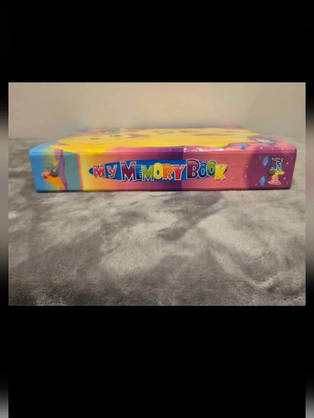 Vintage Lisa Frank Casey Caymus Golden Retrievers Memory Book Binder w/ Stickers